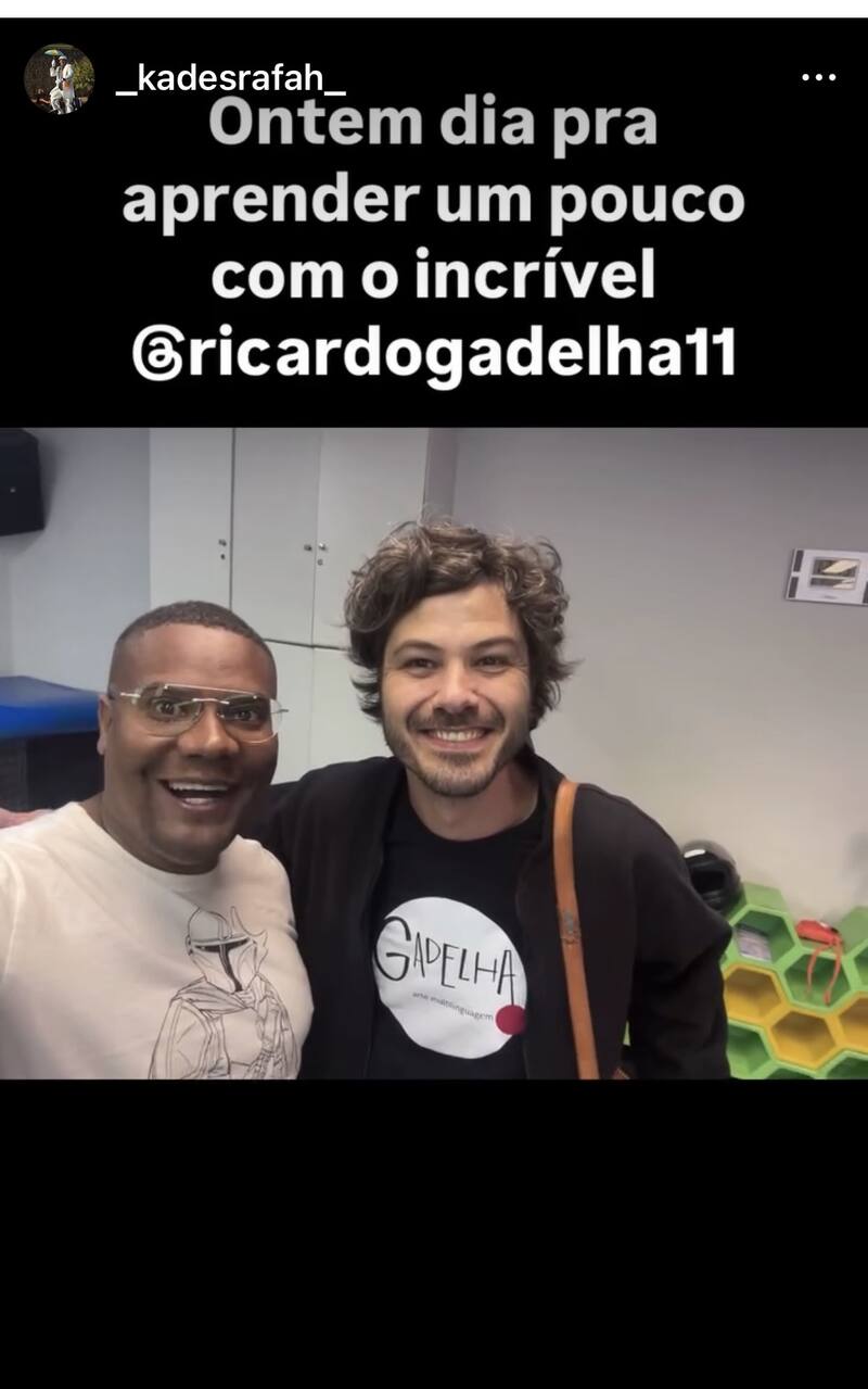 Douglas Dias ao lado de Ricardo Gadelha